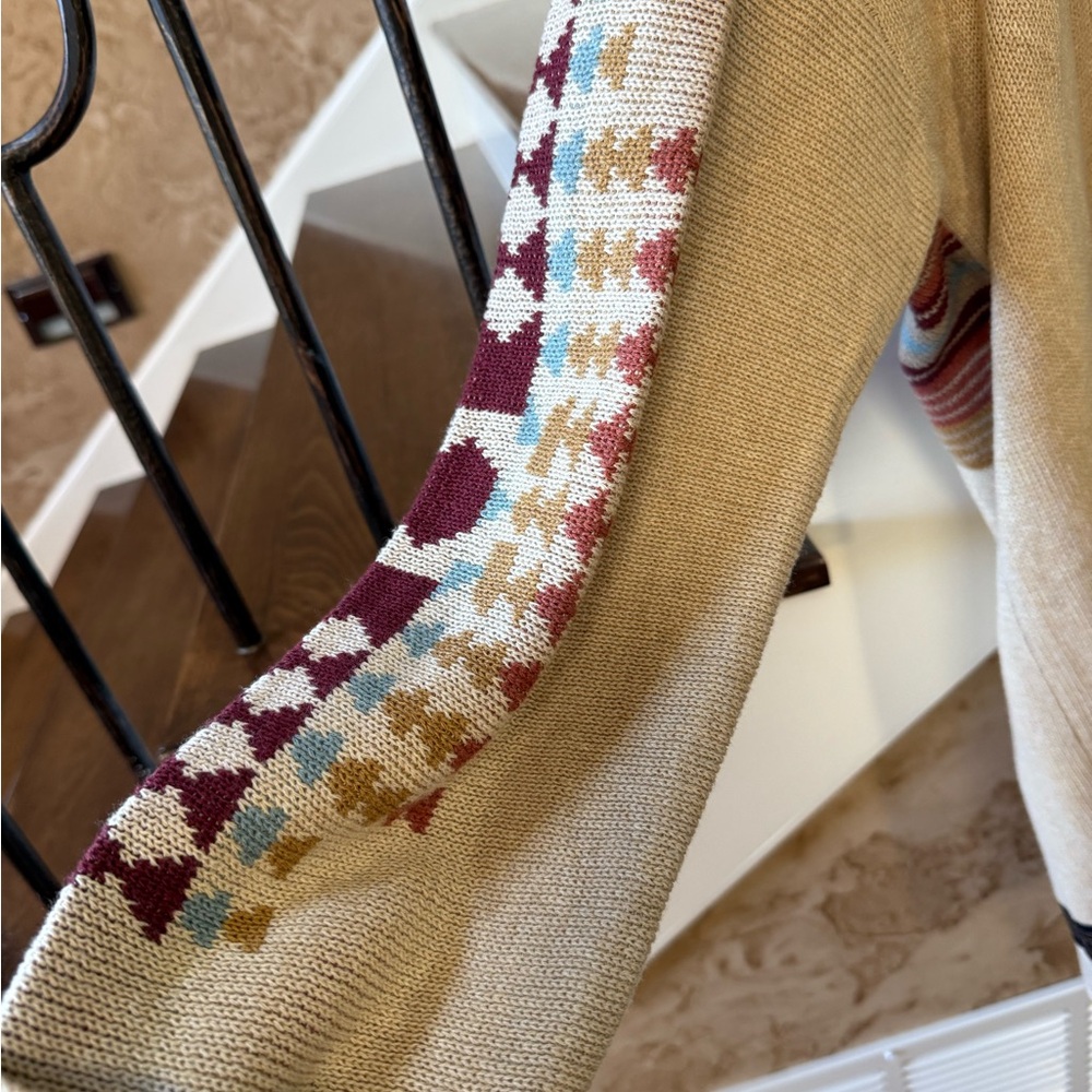 Pendleton Ladies Graphic Open Front Cardigan Larg… - image 8